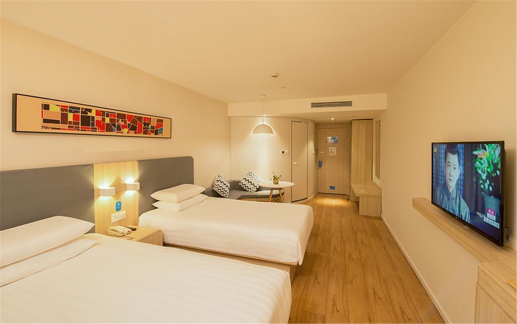 Hanting Hotel Shanghai Tangqiao Subway Station Zewnętrze zdjęcie